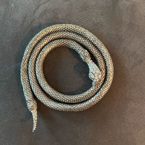 Betsy Johnson snake wrap necklace/ bracelet. BJ circa 2005.